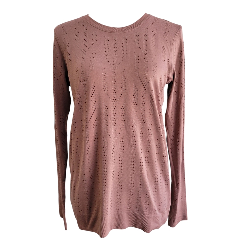 Lululemon Swiftly Breathe Long‎ Sleeve Shirt Fetching Lines Perforated
